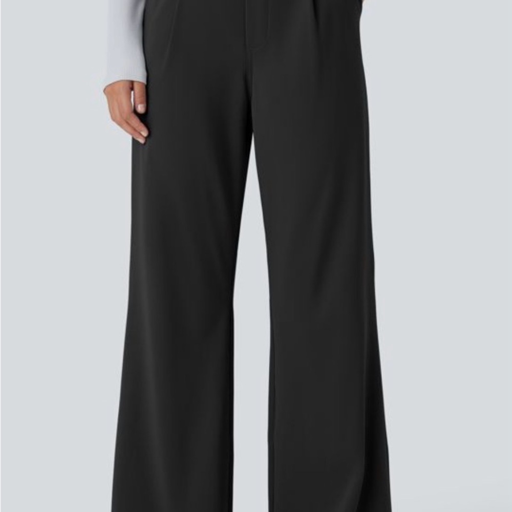 HALARA Black Wide-Leg Women's Pants